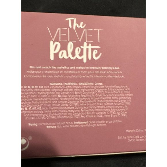 Ciate London The Velvet Palette Eyeshadow 12 Shades 0.423 oz/12 g Full Size NIB - Picture 3 of 4